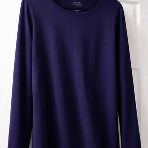 Chico's Logo Tee in dark purple